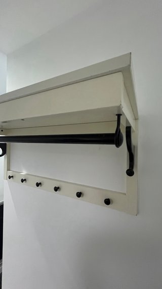 Perchero Estante Blanco Ikea serie Hemnes