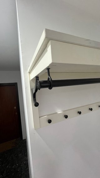 Perchero Estante Blanco Ikea serie Hemnes