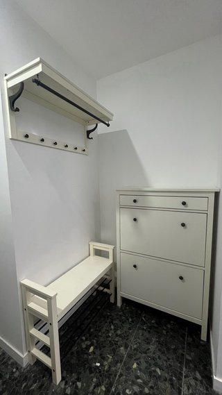 Perchero Estante Blanco Ikea serie Hemnes