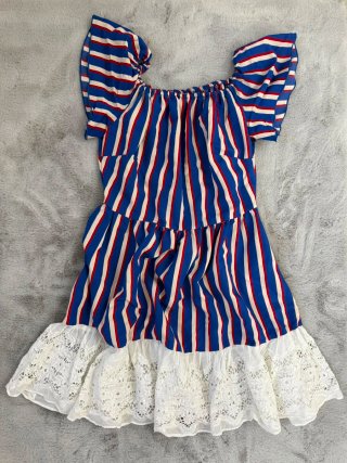 Vestito Liu Jo righe rosse bianche blu