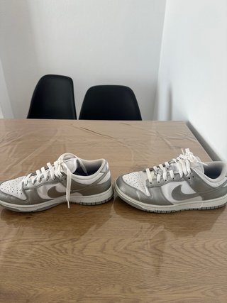 Nike Dunk Low Plata y Blanco