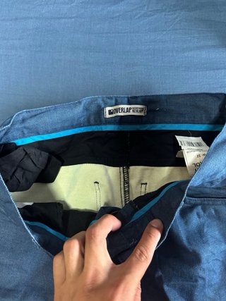 Pantalón de moto examen azul