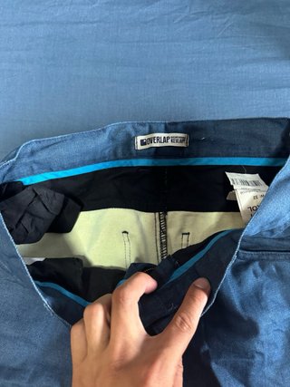 Pantalón de moto examen azul