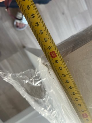 Mesa escritorio larga blanca IKEA