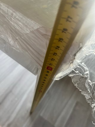 Mesa escritorio larga blanca IKEA