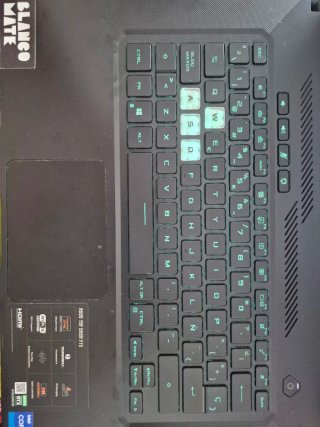 Portátil ASUS TUF DASH F15 Negro/Gris