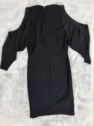 Vestito Guess nero con borchie