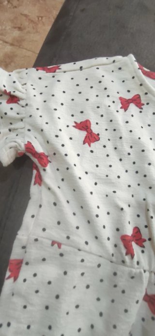 Peto niña lazos y puntos