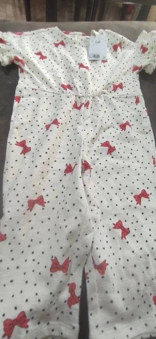 Peto niña lazos y puntos