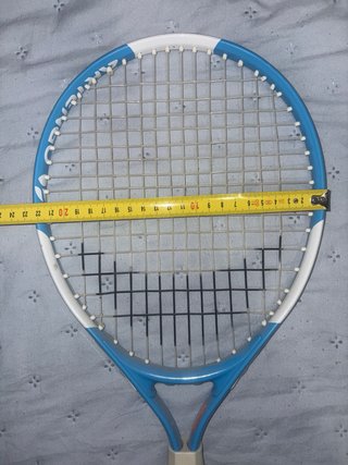 Raqueta de tenis azul y blanca Artengo