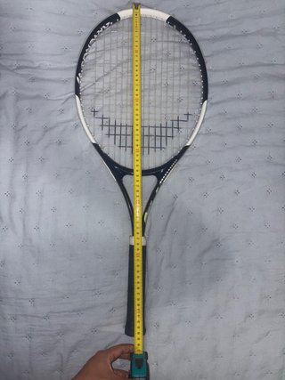 Raqueta de tenis azul y blanca Artengo