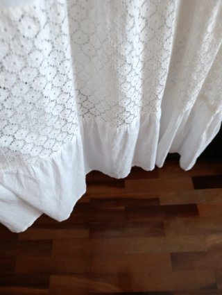 Vestido blanco de encaje