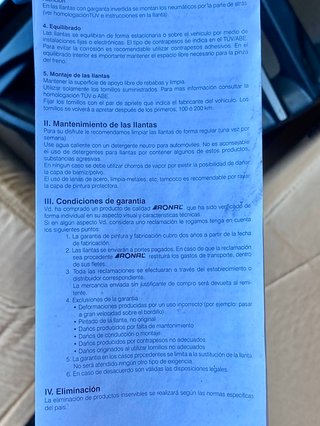 OFERTA 24H LLANTAS DS CITROEN FORD 4X108 18"