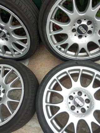 4 Llantas BBS 18 con Neumáticos