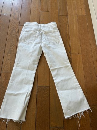 Pantalón vaquero blanco Zara temporada