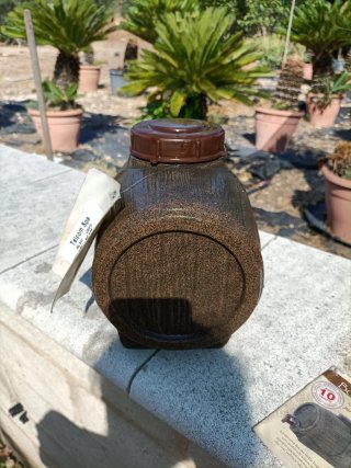 Contenitore botticella resina con rubinetto