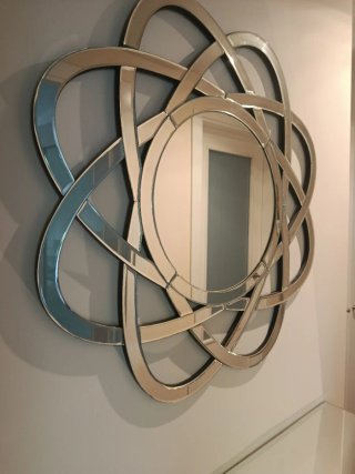 Mueble de entrada espejo y cajones
