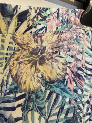 Pantalón de tela estampado verano