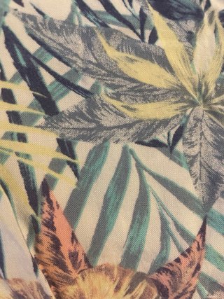 Pantalón de tela estampado verano