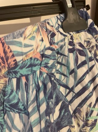 Pantalón de tela estampado verano