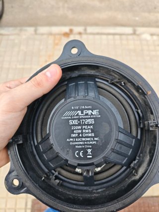 Altavoces Alpine Tipo E Ovalado y circular