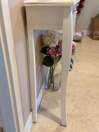 Consola Banak Blanca con Espejo Portico