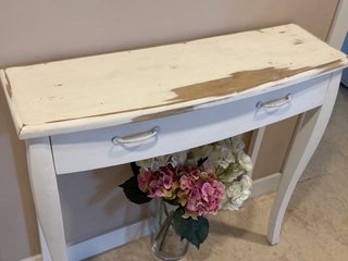 Consola Banak Blanca con Espejo Portico