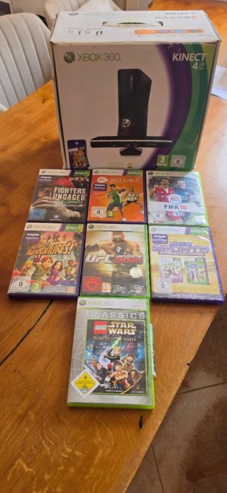 Xbox 360 Kinect + 7 Giochi
