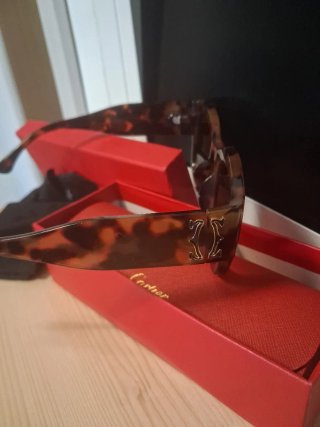Gafas de sol Cartier Tortoise.