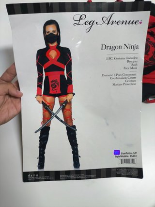 Disfraz Dragón Ninja Leg Avenue Talla S/P
