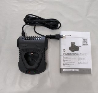 Cargador Parkside 12V PLGK 12 A2 Como nuevo