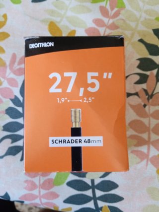 Cámara Bicicleta 27.5 Schrader 48mm