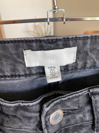 Vaqueros H&M mujer negro talla S