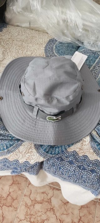 Sombrero pescador Lacoste gris vintage Talla L