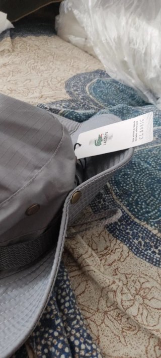 Sombrero pescador Lacoste gris vintage Talla L