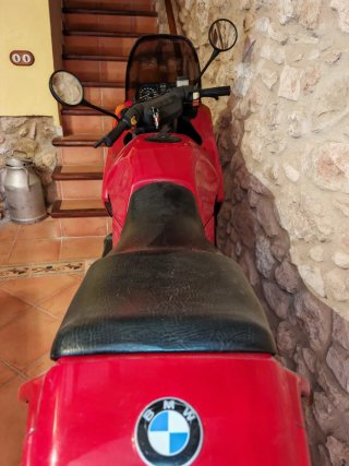BMW K75 S Roja