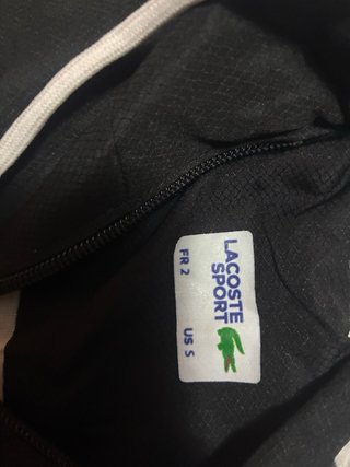 Chándal Lacoste Negro Talla S Chaqueta y Pantalón