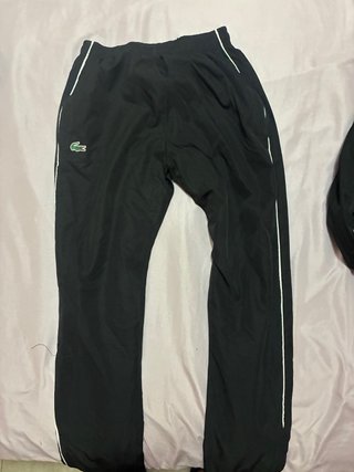 Chándal Lacoste Negro Talla S Chaqueta y Pantalón