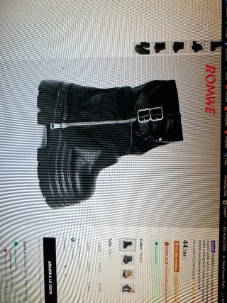 Botas Punk Grunge Shein Talla 39