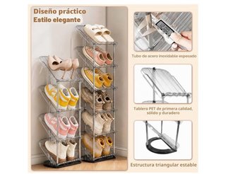 Estante Zapatos Vertical Estrecho Akloya