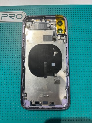 BackCover+Frame Purple iP11 Pezzo Originale Usato