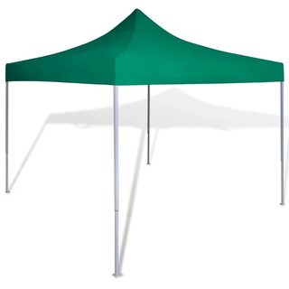 Tenda Pieghevole Verde Materiale in Acciaio in Polvere 3 x
