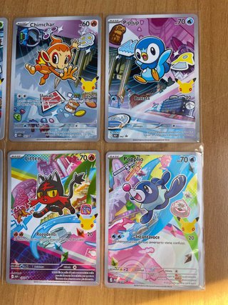 Pokemon Trio Sinnoh Alola  6 Cards Near Mint Ita