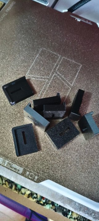 Soportes negros para 3D printer