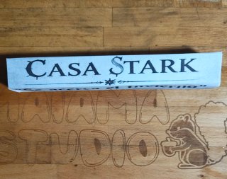 Pergamino Casa Stark Juego de Tronos