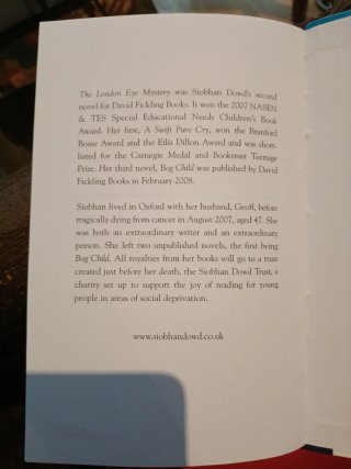 The London Eye Mystery de Siobhan Dowd