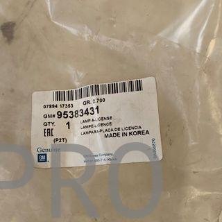 LUZ MATRICULA CHEVROLET EPICA NUEVO 95383431
