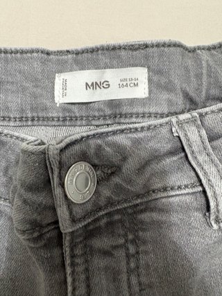 Pantalón vaquero gris Mango T13-14 (164)