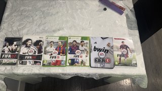 Lote 6 Videojuegos FIFA PS3, Xbox 360, Wii