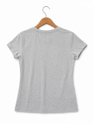 Camiseta Tommy Hilfiger Mujer Original Gris
